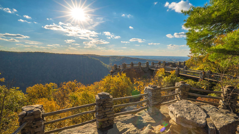 Coopers Rock overlook